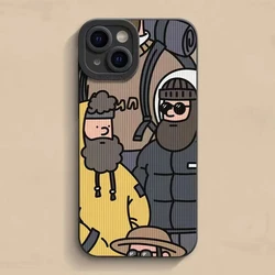 Whimsical Cartoon Uncle Soft Silicone Phone Case Cover - Samsung A32 4G (1)