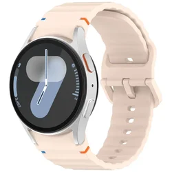 Enhanced Silicone Sport Band Bracelet for Galaxy Watch - Durable and Stylish Strap (Pink sand 03)