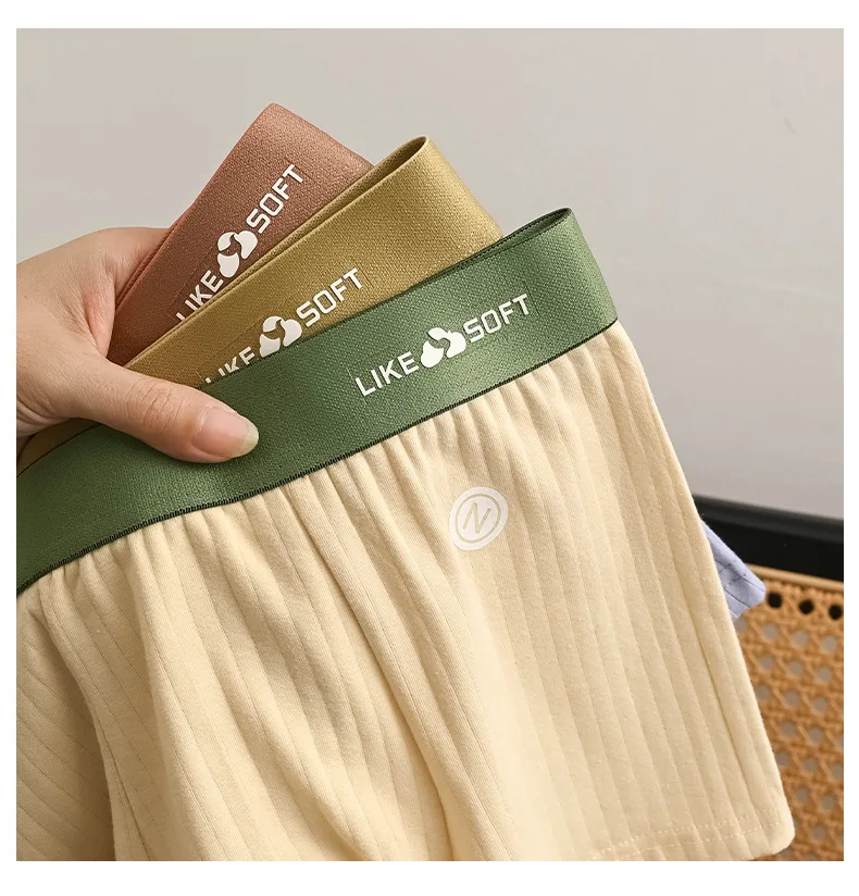 Men's Striped Funny Boxer Shorts Underwear Sexy Underpants Man Male Homme U Convex Shorts Lingerie Boxershorts  Panties