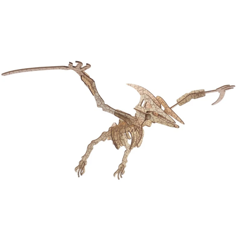 Children 3d Puzzle Wooden Toys Pterosaur 3d Wooden Games Brain Puzzle Teaser Creative Children's Toys Diy Gift p110 6