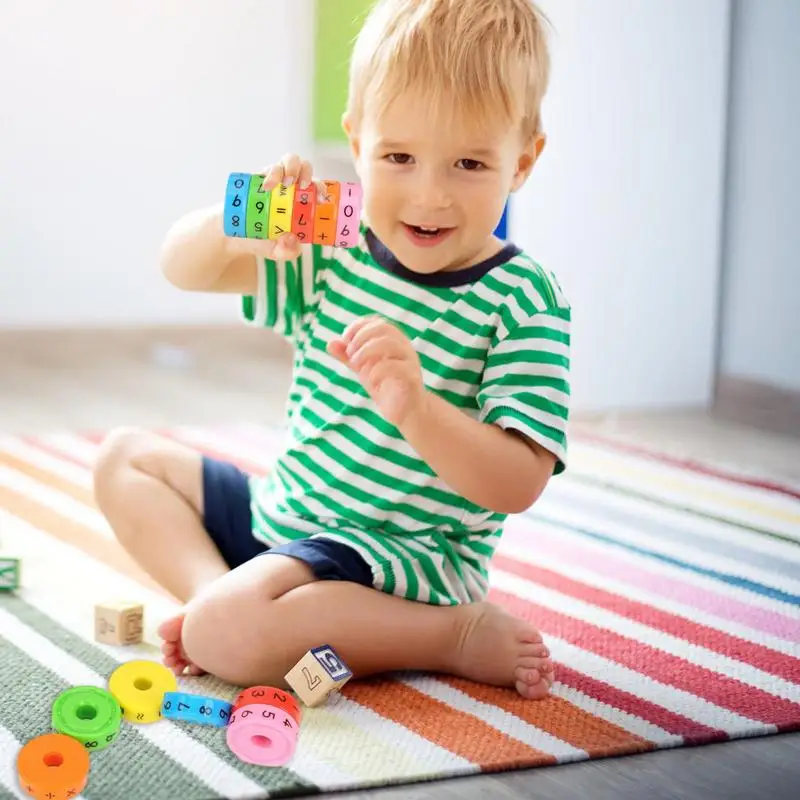 Montessori Preschool Puzzle Game Numbers and Symbols Math Skills Magnetic Block Calculate Educational Tools Great Gift for Kids magnetic toys math toys learning puzzle toys educational toys teaching aids toys