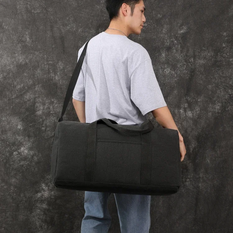 VEQKING Large Capacity Canvas Handbags, Two Way Zipper Sports Bag, Breathable Travel Bag, Durable Oxford Gym Fitness Bag 5