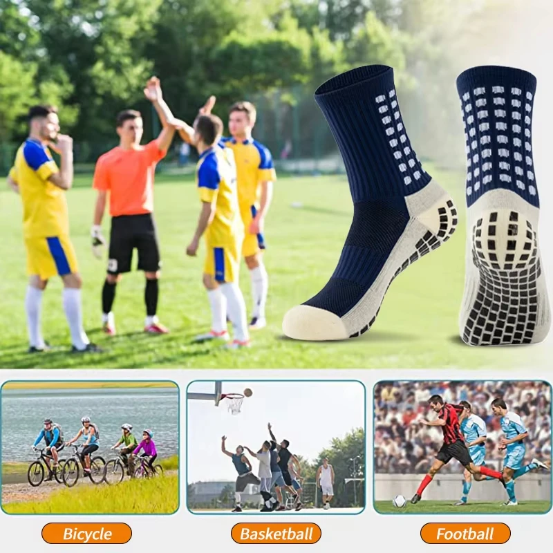 Enhanced Grip Athletic Anti-Slip Socks