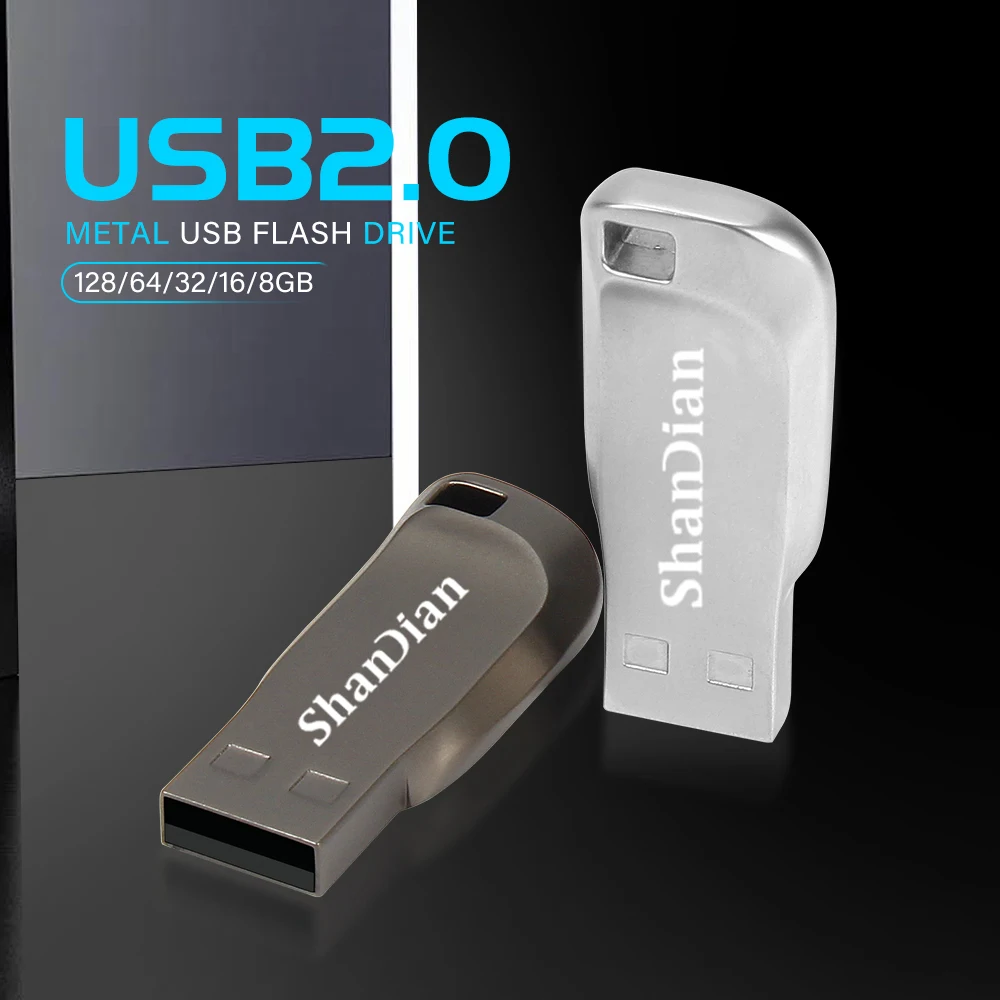 thumbnail image 5 of Memoria USB original de alta velocidad, 128 GB, 64 GB, 32 GB, 4 GB, miniunidad USB, almacenamiento externo, 5 of 5
