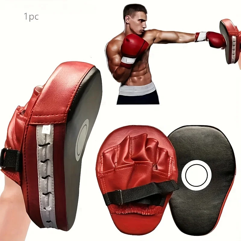 Professional Boxing Impact Pu Curved Hand Target Shock-Absorbing Training Hand Pad Martial Arts Target for Karate Boxing Mma Muay Thai Fighting Sports Training Bezel