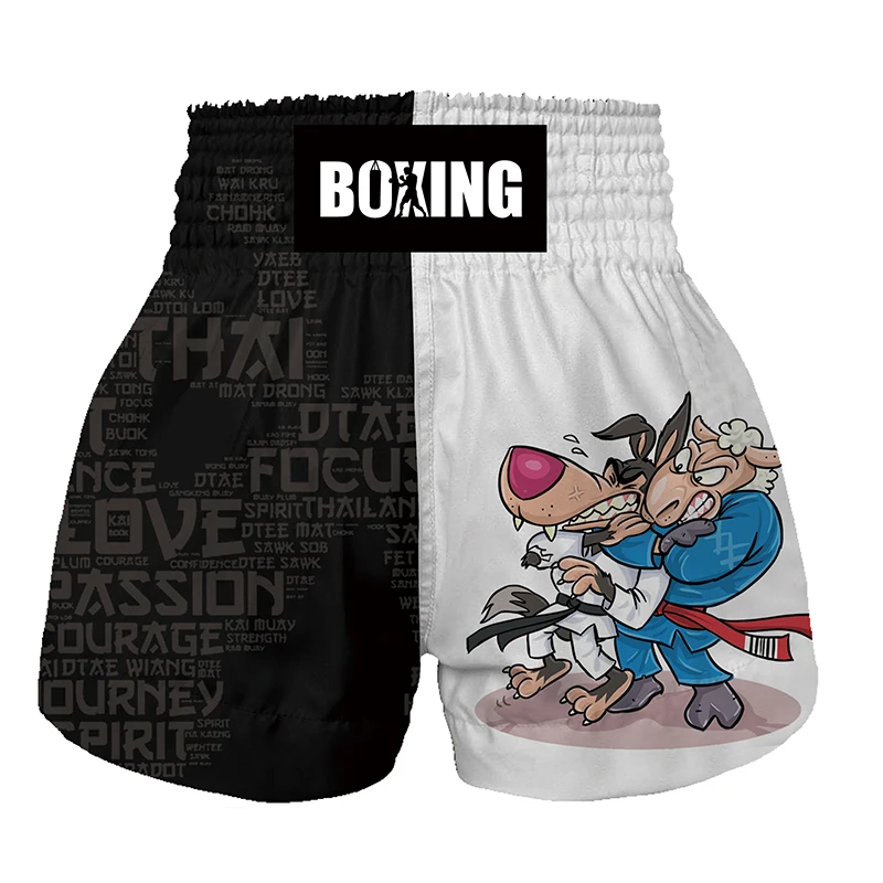 MMA Boxing Shorts Muay Thai Shorts Men's Women's Kicking Martial Arts Training Sportswear Training Competition