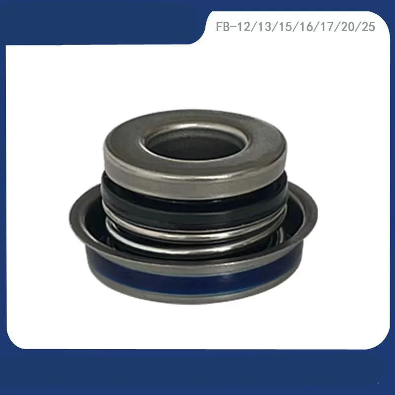 Single Water Pump Seal Single Coil Spring Mechanical Shaft FB-12/13/15/16/17/19/20 1Pcs/5Pcs