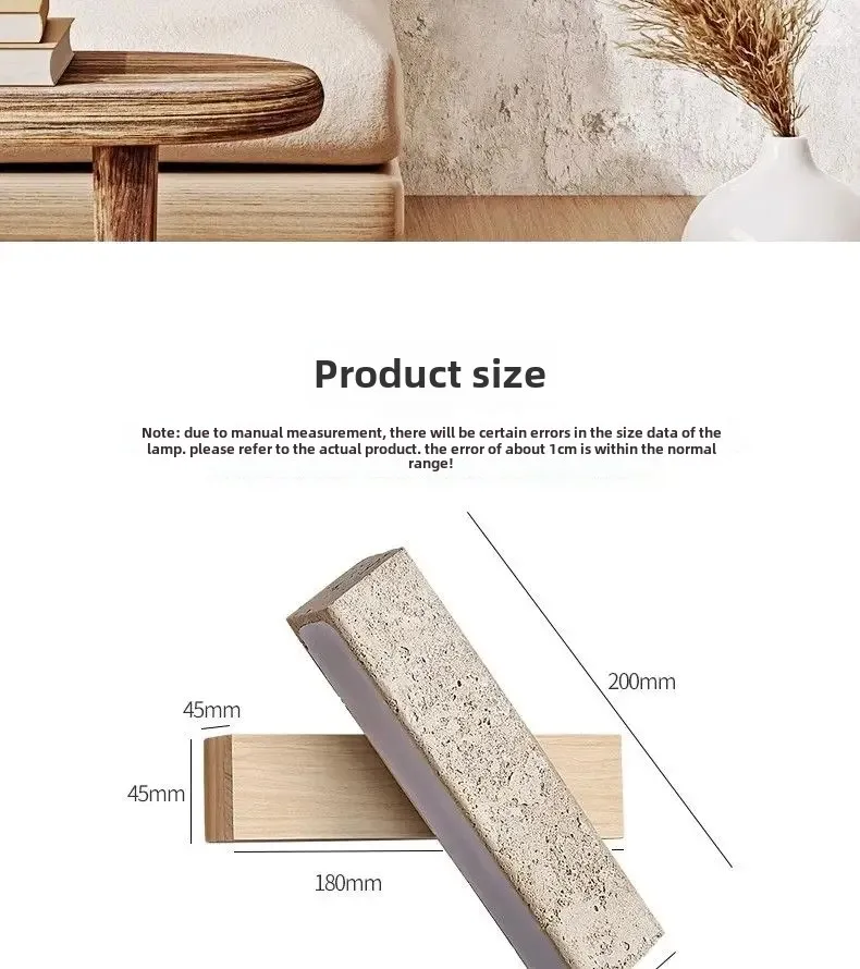 Natural Stone Wall Lamp Sconce image 16