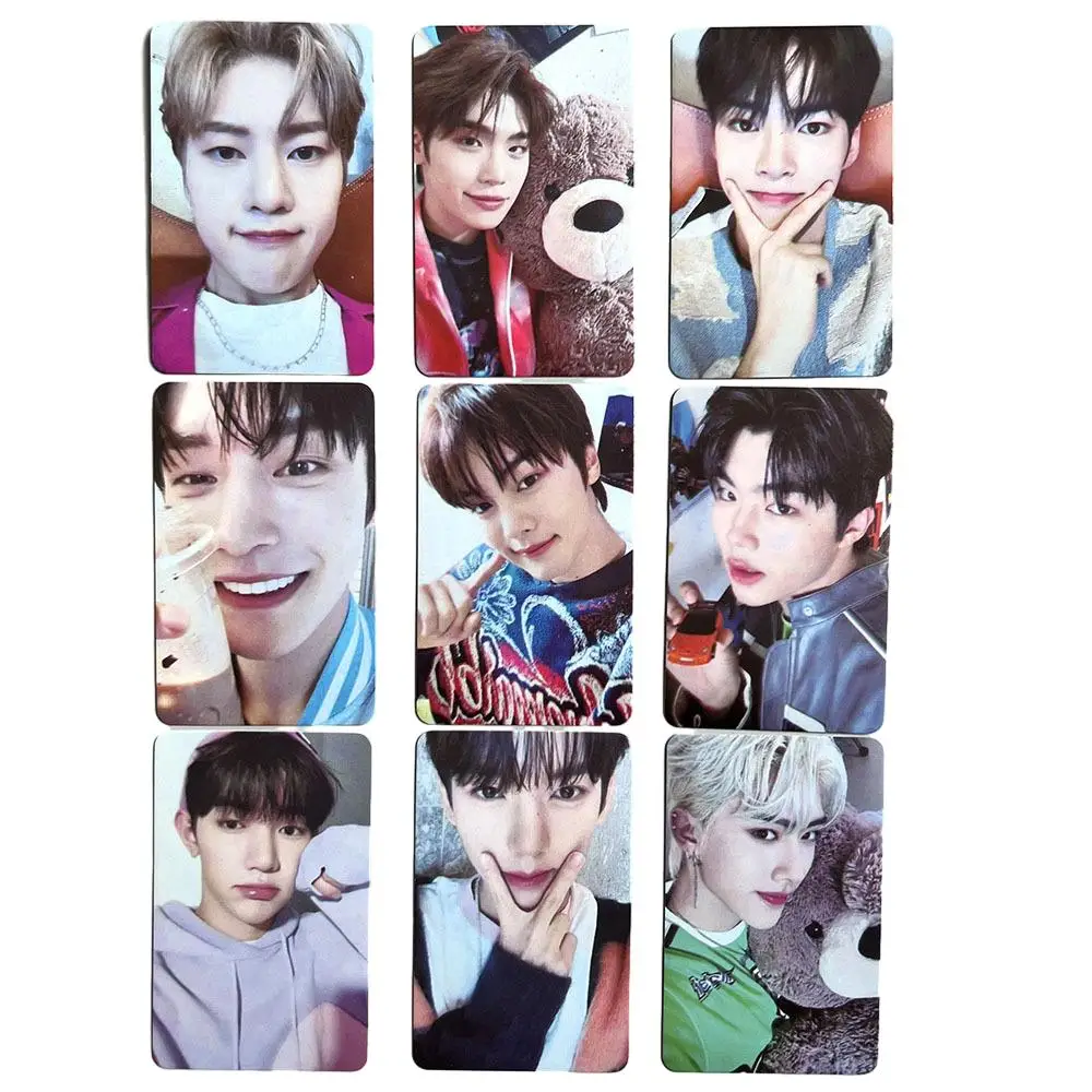 

KPOP ZB1 9pcs Selfie Photocards ZEROBASEONE Magazine LOMO Cards Ricky ZhangHao Papar Cards HanYuJin GYUVIN Fans Collections