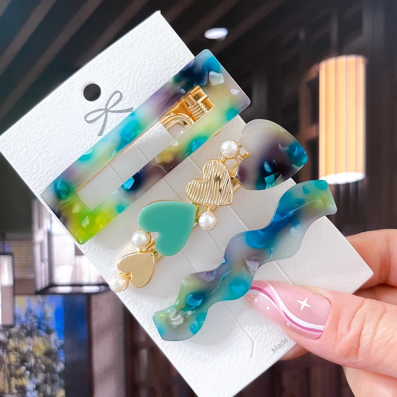 Hair Accessory Hair Clips 2/3pcs Set For Women Fashion Jewelry Girls Daily Styling