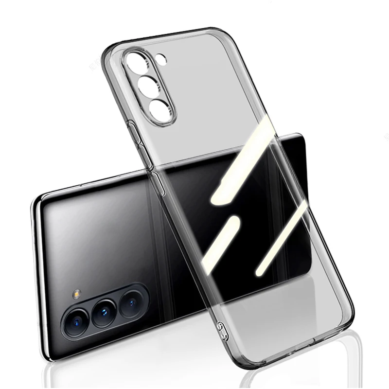 Phone Case Phone Protector Cover Ultra Thin Clear Silicone Case SamSung s galaxy s23 s20 s21 s24 Ultra Plus FE Transparent Solid Color Soft TPU Bumper Case