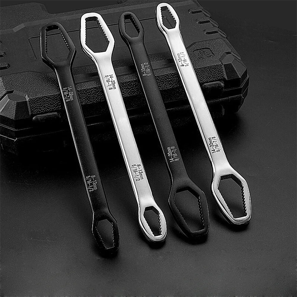 

Ключ Torx ручной двусторонний, многофункциональный самозатягивающийся регулируемый, 8-22 мм