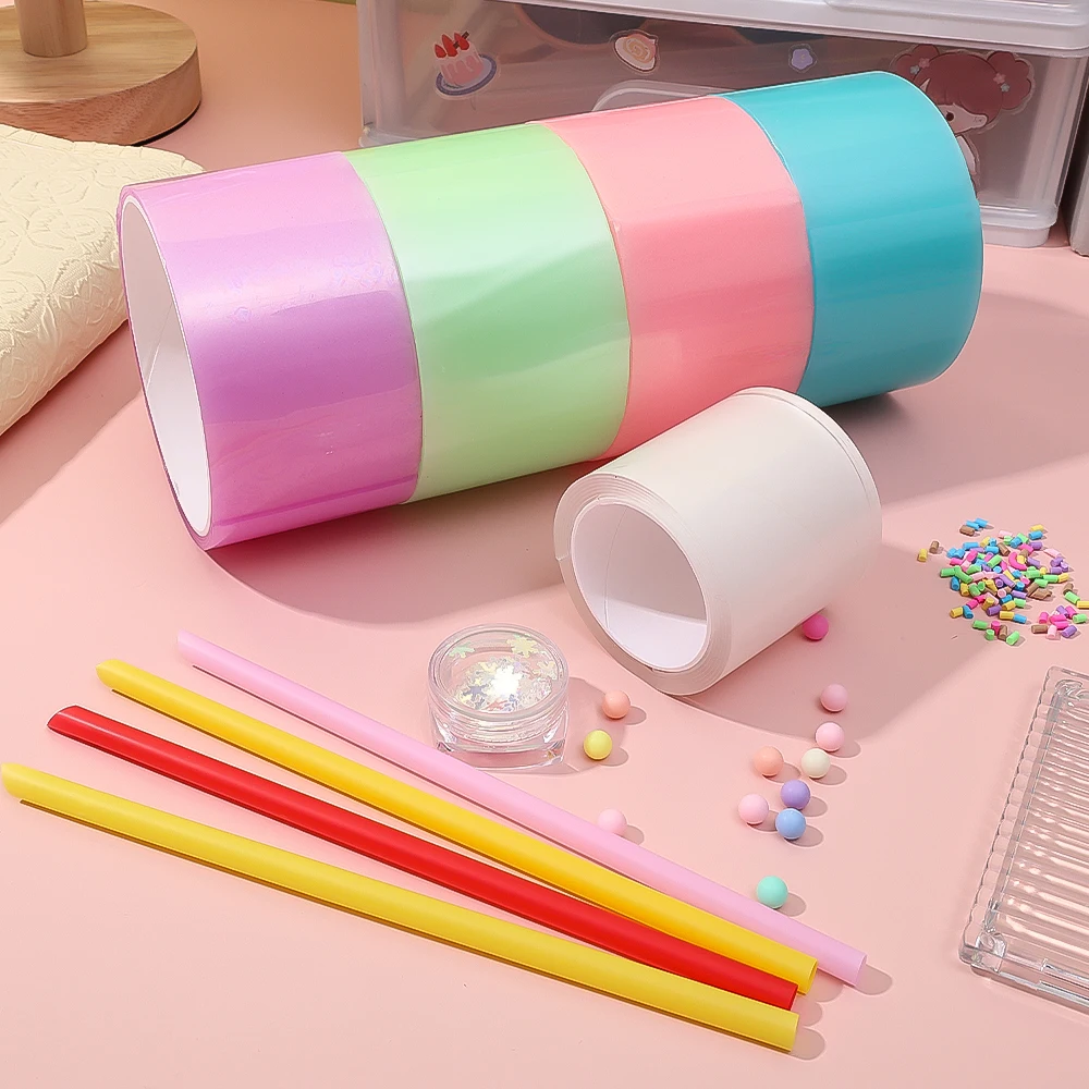 Nano Bubble Tape DIY Pinch Ball Water Balloons Nontoxic High Sticky Transparent Double-sided Tapes Stress Relief Toys Kids Gift
