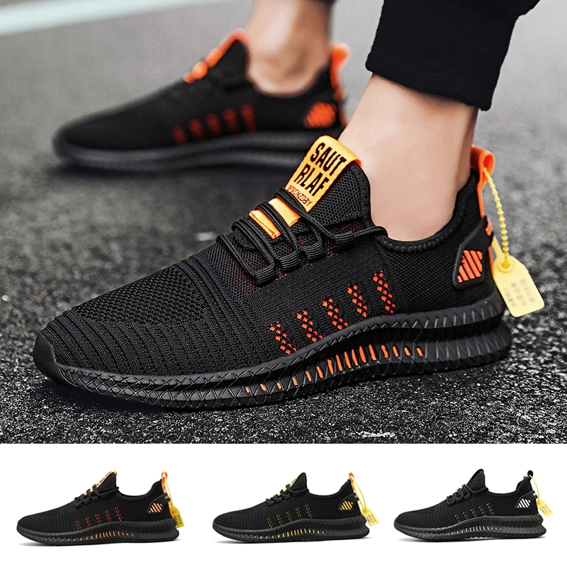 Abhoth New Light Mesh Men Shoes Comfortable Casual Men's Sneaker Breathable Non-slip Wear-resistant Outdoor Walking Shoes