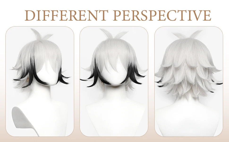 Zenless Zone Zero: Von Lycaon | Synthetic Cosplay Wig 14 Zenless Zone Zero-Inspired Synthetic Cosplay Wig for Anime Parties and Events