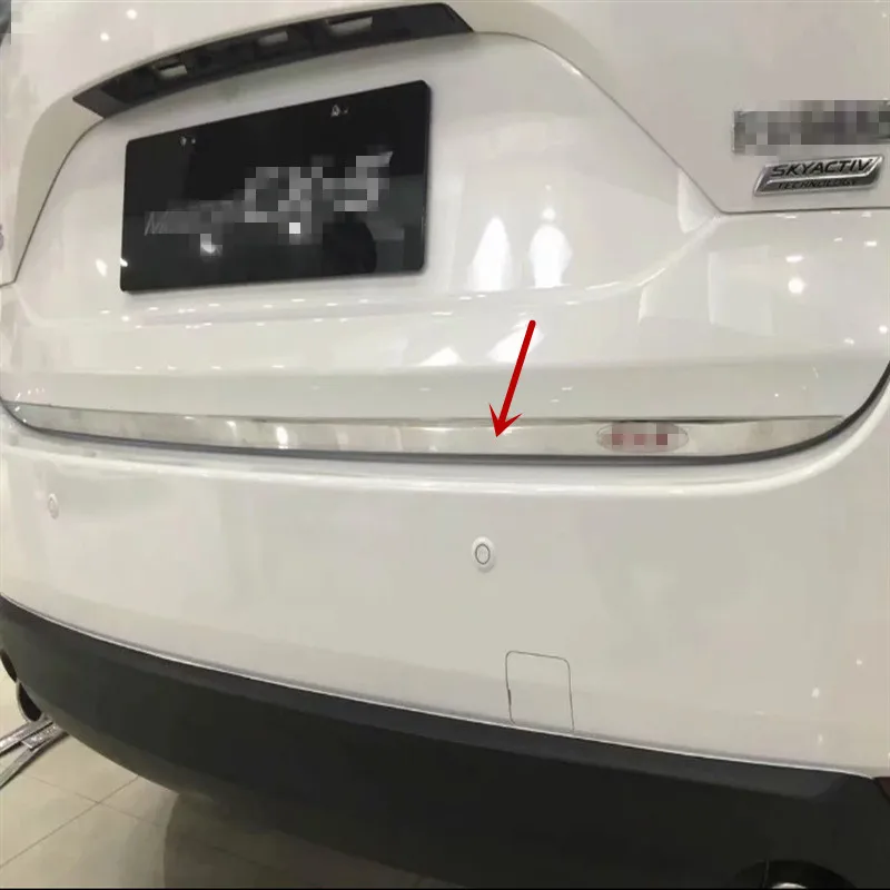 マツダCX-5,Cx5,kf 2017,2018,2019用の車のリアドアトリム,トランク