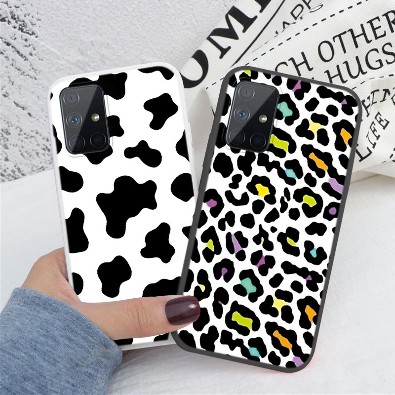 Leopard Print Soft Silicone Protective Phone Case - Stylish Back Cover