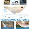 Mayan Hammock Handwoven XL Thick Soft Rope Hammocks for Outdoor Indoor  Max 600 lbs Capacity  Tree Straps Carabiners 6