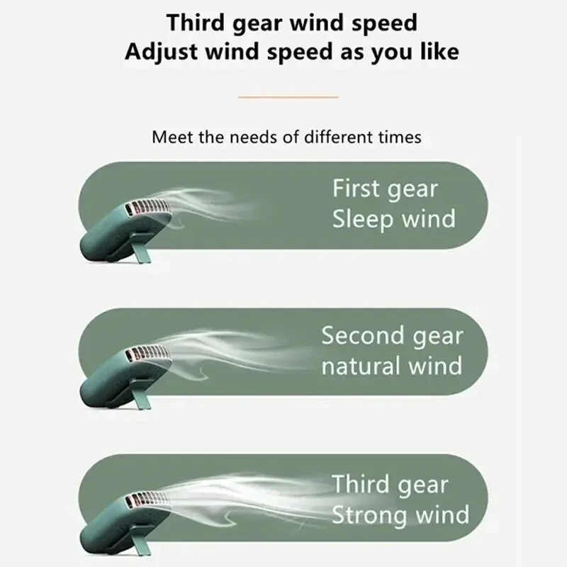 New Mini Portable Fan Portable Rechargeable Bladeless Turbo - Image 5