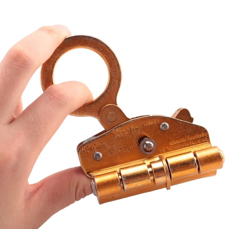 25KN Outdoor Rock Climbing Tree Arborist 1/2 - 5/8 Inch Rope Grab Ascender Rigger Mountaineering Fall Protection Gear 6
