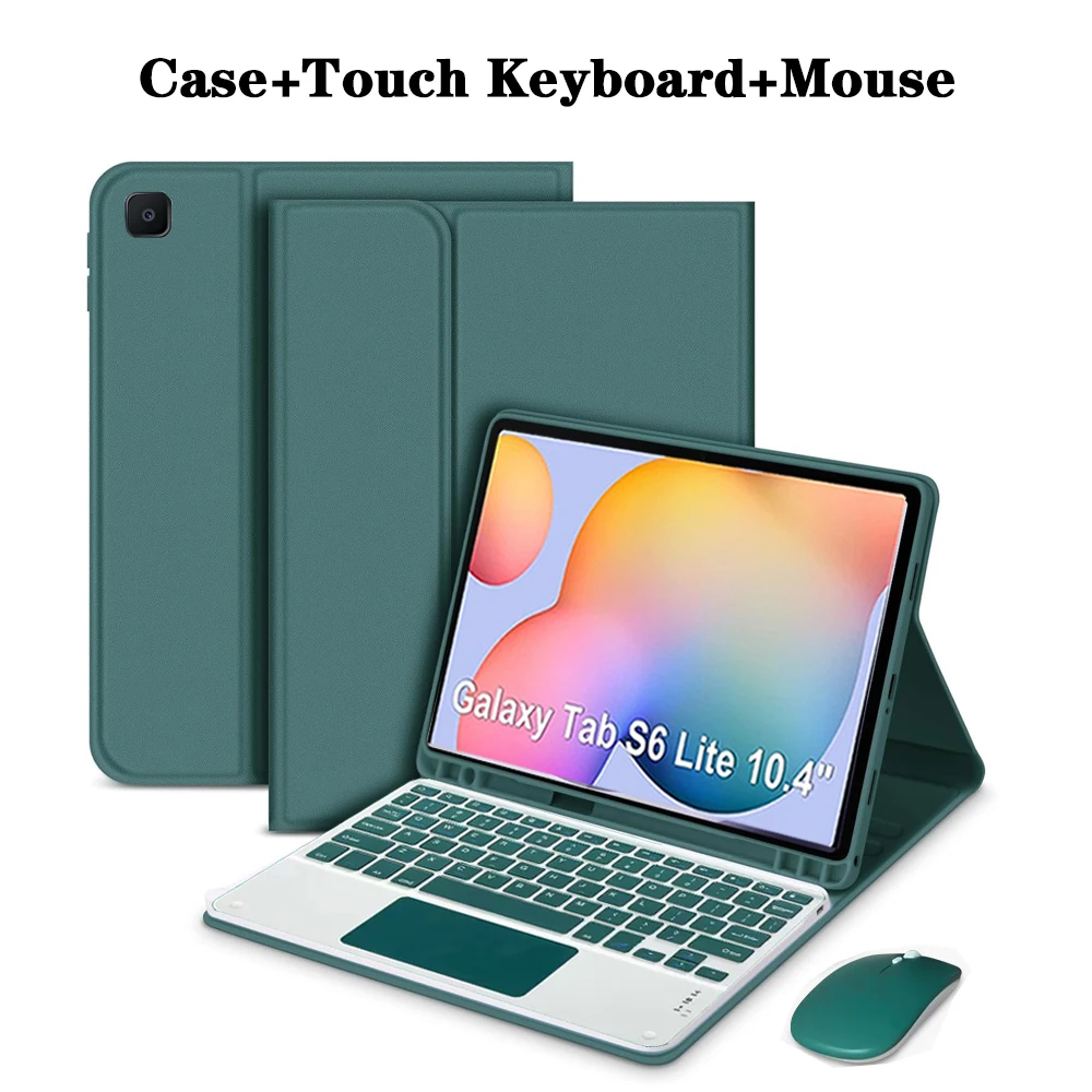 Premium Tablet Case and Keyboard Cover with Pencil Holder, 10.4-Inch