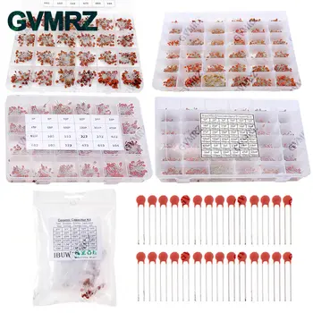 300PCS 960PCS 3600PCS Ceramic Capacitors Kit Electronic Components Package Capacitor Assorted Samples Diy Kit