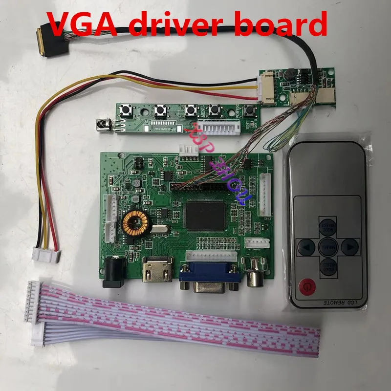 HD LCD Controller Board For 9.7" LP097X02 / LTN097XL01 Panel – Converts To HDMI/VGA/AV – 1024x768 Resolution