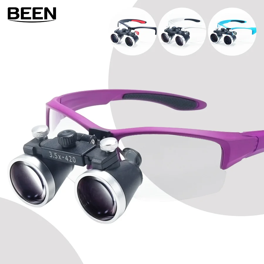 新品　デンタル ルーペ 2.5倍 黒ライト付 歯科 拡大鏡 角度調整可能 DIY デンタル ルーペ 2.5倍 ブラック ライト付 歯科 拡大鏡 角度調整 DIY