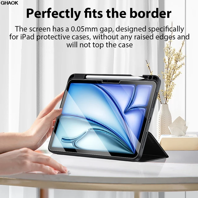 Tempered Glass Screen Protector For iPad Air 13 11 M3 2025 5 4 3 A16 10th Generation For iPad Pro 12.9 7th 8th 9th Mini 6 7 Film 2