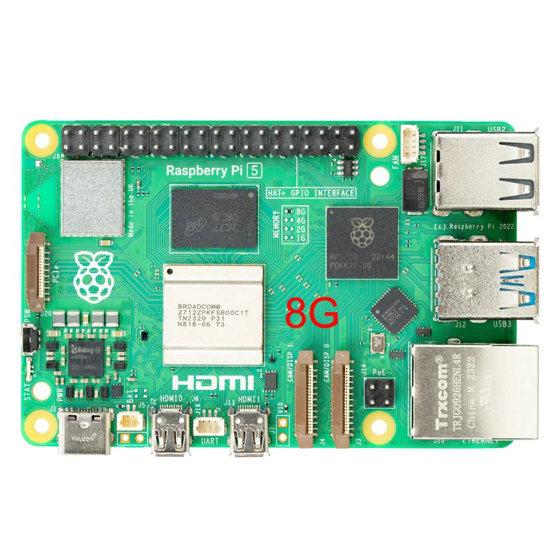 公式 Raspberry Pi 5 4G 8GB 16G RAM 開発ボード最新の新しい