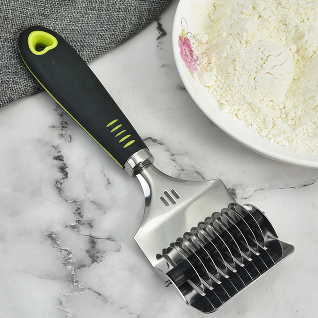 Noodle Lattice Stainless Steel Roller Pasta Maker Kitchen Cooking