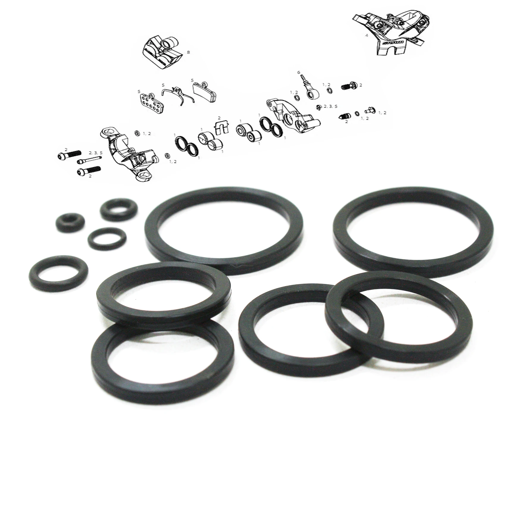 ForSRAMGUIDERRSRSCCODEG2ULTbrakecaliperpistonOringseal