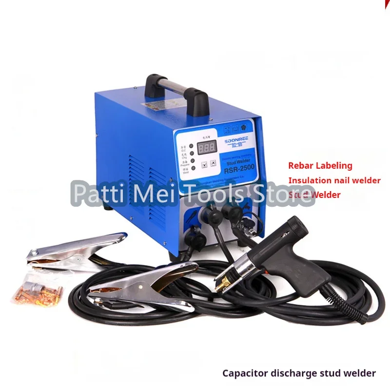 Capacitor Energy Storage Welder Stud Welding MachineRSR-2500 Bolt Signage Welding Machine Insulation Nail Welding Machine 220V 4