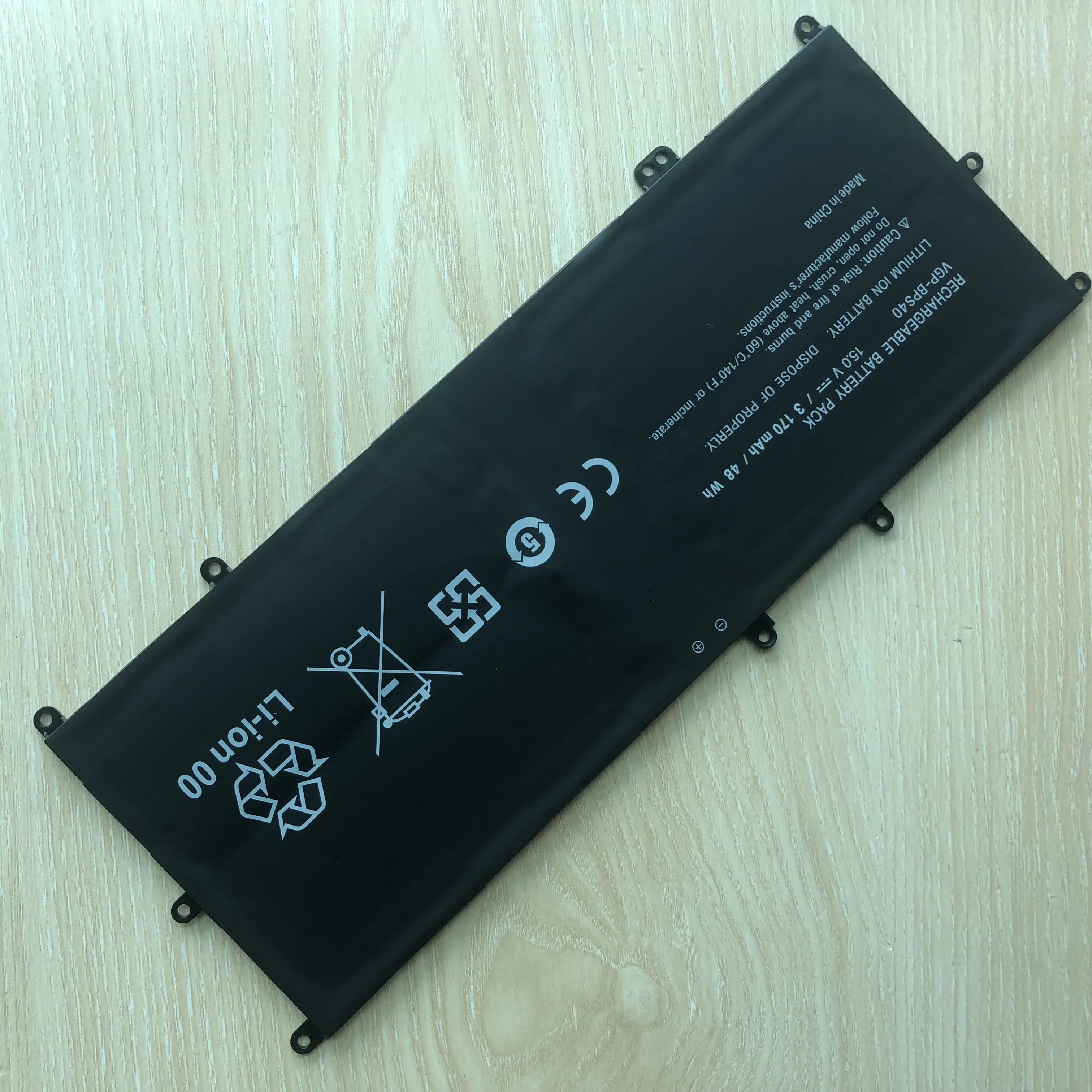 Bateria do Portátil para Sony Vaio Flip 14a Svf14n Svf 15a Svf15n17cxb Vgp-bps40 15v 3170mah - Imagem 2