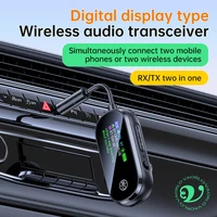 2 In 1 Bluetooth 5.4 Transmitter Receiver Stereo 3.5mm AUX Airplane Audio Wireless Adapter Mic for TV PC Headphone Car Aircraft - Image 2