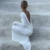Women Backless Dress for Sexy Solid Color Round Neck Long Sleeve Ruched Bodycon Dresses Cocktail Party Dresses Clubwear