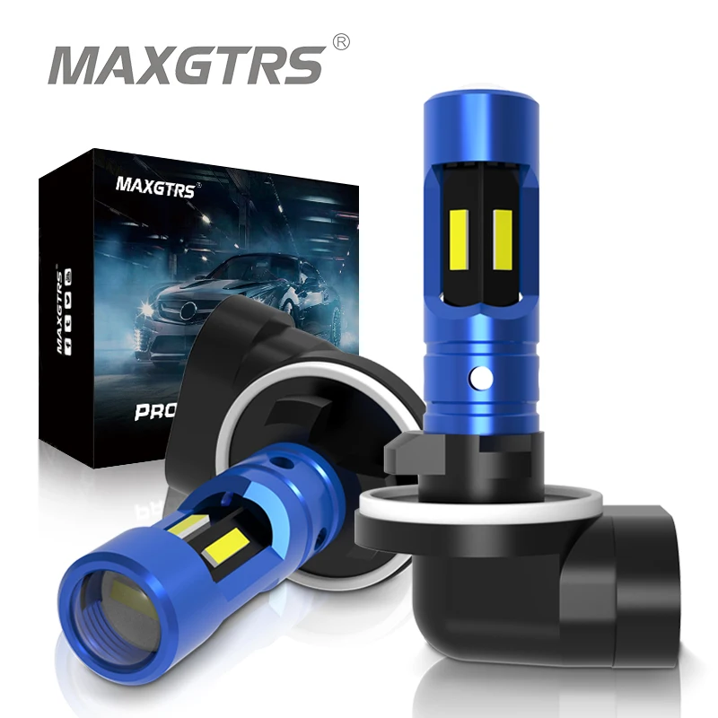 

2x 2500Lm H1 H3 880 LED Fog Light Car LED Bulbs H27 881 White Gold Daytime Running Lights DRL 1860 6000K 12V Driving Lamp