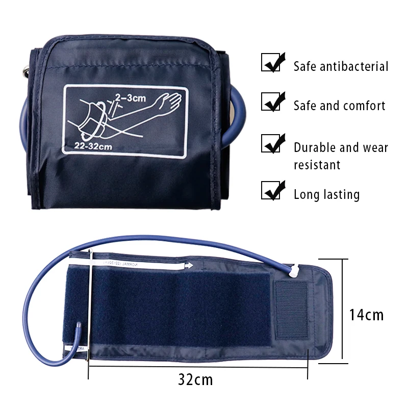 22-32cm Cuff for Sphygmomanometer Arm Blood Pressure Monitor Cuff Spare Parts for Tonometer Medical Tensiometer Accessories blood pressure monitor blood pressure meter