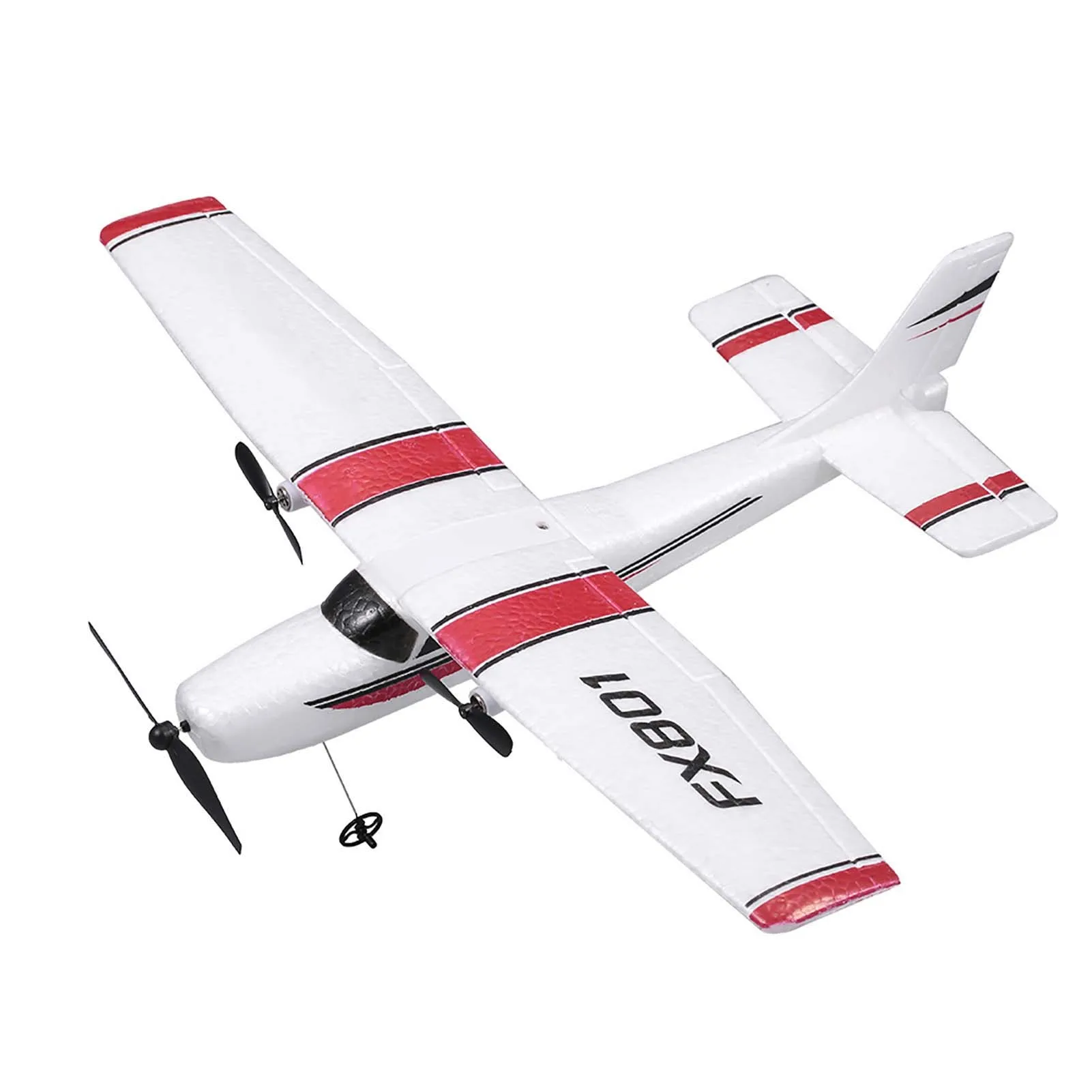 FX801 182 DIY Plane 2.4GHz 2CH EPP Craft Electric RC Glider Airplane Outdoor Fixed Wing Aircraft For Kids_voghion.com
