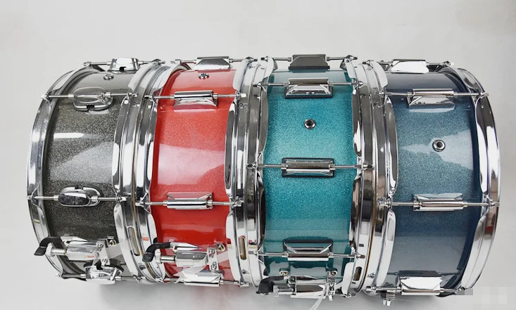 Percussion Instrument 14 Inch Flashpoint Series Snare Drums Sandblasted Drum Skins Marching Drums OEM
