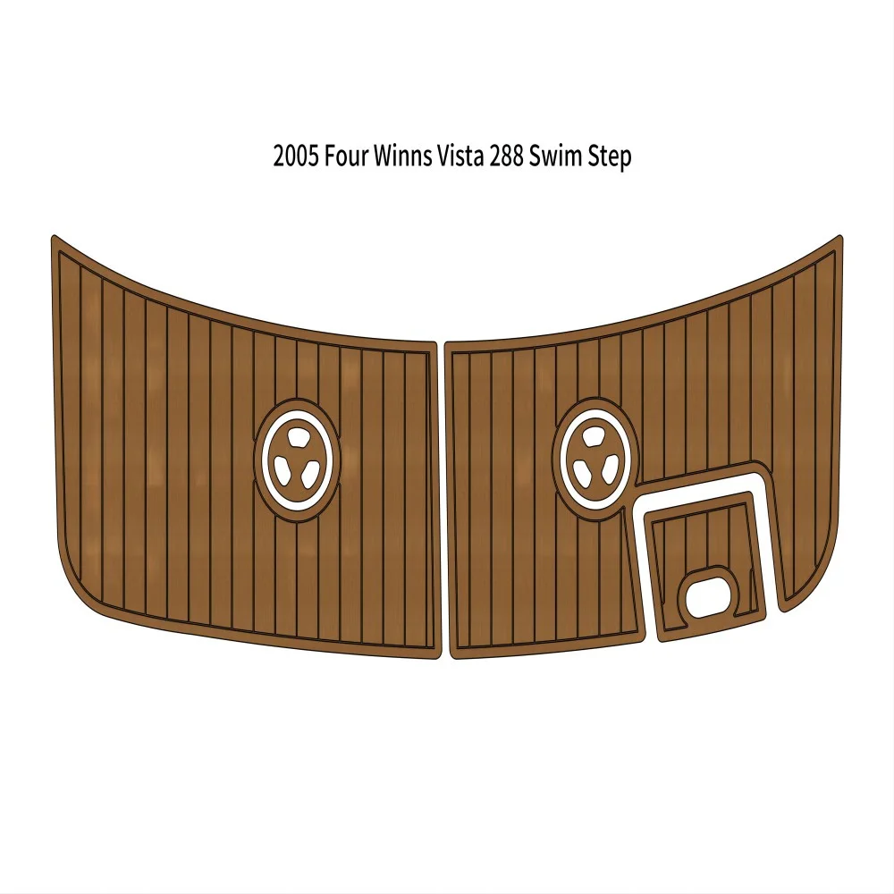

2005 Four Winns Vista 288 Swim Platform Boat EVA Foam Teak Deck Floor Pad Mat