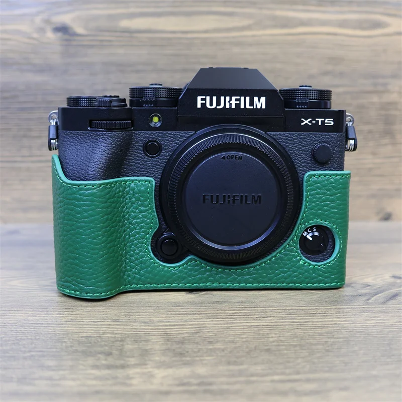 FUJIFILM X-T5 ミラーレス一眼カメラ　ケースセット 手仕事写真カメラ本革牛革バッグ本体ボックス富士フイルム富士