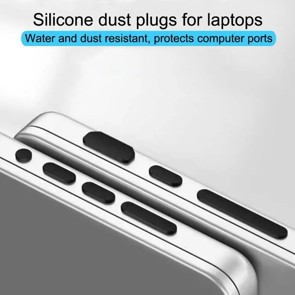 Anti Dust Port Plugs Cover for MacBook Pro 13 15.3 inch M2 M1 A2338 MacBook Pro 14/16 2016-2023 A2779 A2780  Port Plugs Cover