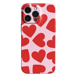Coque de téléphone antichoc en forme de cœur charmant