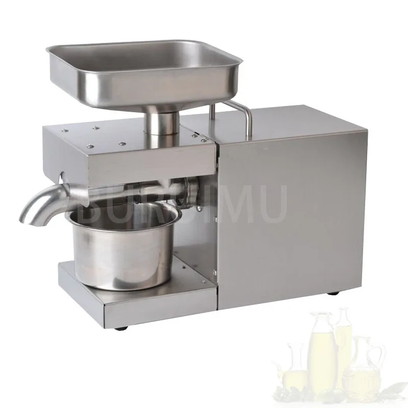Intelligent Oil Press Machine Electric Stainless Steel Automatic Commercial Small Cold and Hot Press Machine