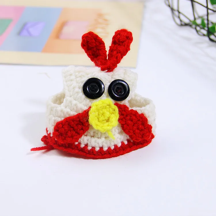 Title 12, New knitted cat head cover cute girl twist brai...