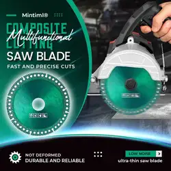 Mintiml® Composite Multifunctional Cutting Saw Blade 100mmUltra-thin Saw Blade Ceramic Tile Glass Cutting Disc For Angle Grinder