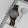 Men's Wood Quartz Watch Personalised Fashion Transparent Hollow Watch Timepieces Wooden Wrist Watches For Men Dropshipping 4