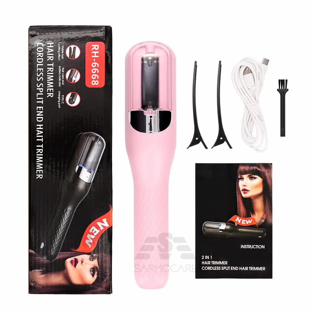 Hair Trimmer Split Remover Dry Damaged and Brittle Professional Automatic  Trim Split for Women Cordless Cutting Wireless - AliExpress