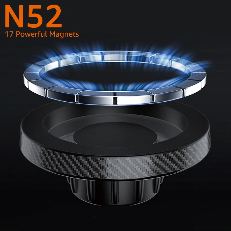 Magnetic 17mm Rotating Ball Joint Adapter for Car Mount Phone Holder